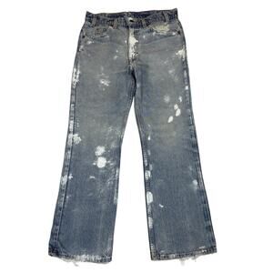 Mifland Vintage 90 Levi’s Jeans Denim Straight Leg Paint Splatter 30x28
